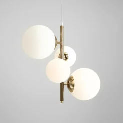 Aldex Bloom 4 gold - lampa wisząca
