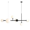 Aldex Dione 6 black - lampa wisząca