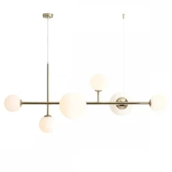 Aldex Dione 6 gold - lampa wisząca