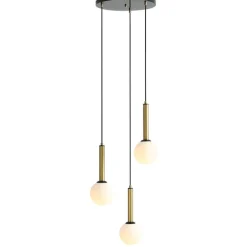 Aldex Rinn 3 black brass - lampa wisząca