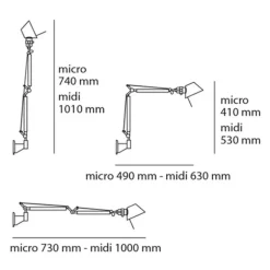 Artemide Tolomeo Mini Wall