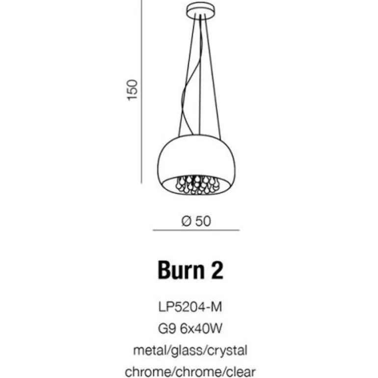 Azzardo Burn 2 plafon