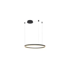 Azzardo Halo Pendant 80 BK - lampa wisząca