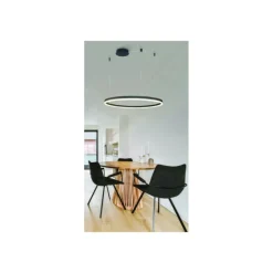 Azzardo Halo Pendant 150 CCT BK + remote control - lampa wisząca