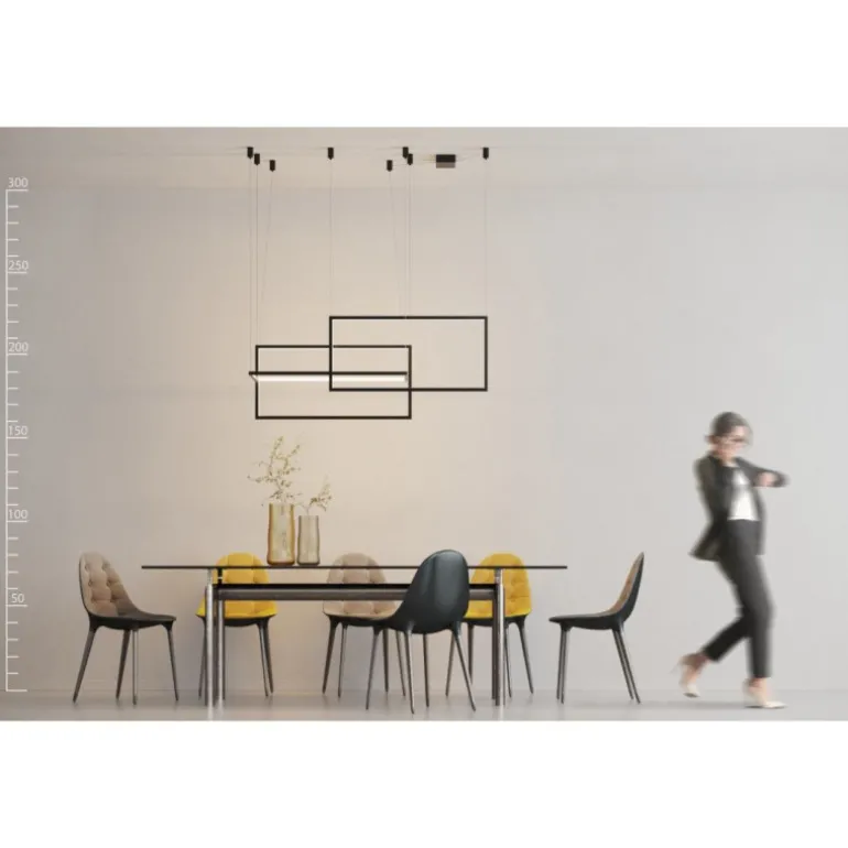 Azzardo Metric BK - lampa wisząca