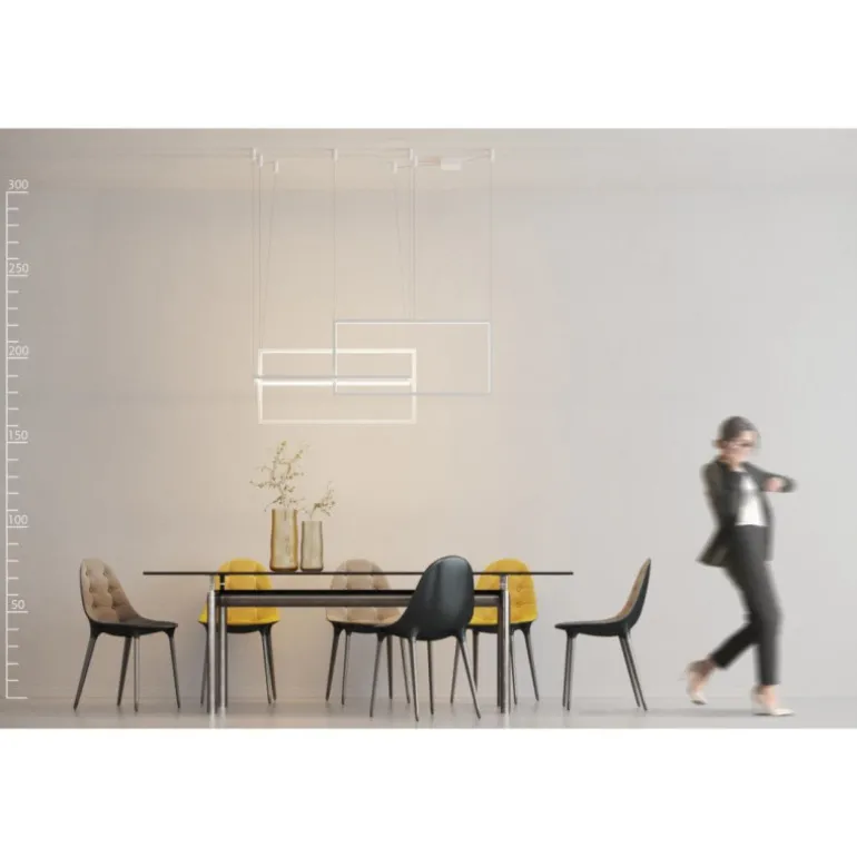 Azzardo Metric WH - lampa wisząca