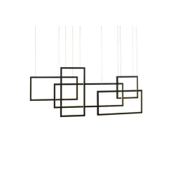 Azzardo Quadratus BK - lampa wisząca