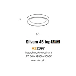 Azzardo Silvam 45 Top - plafon