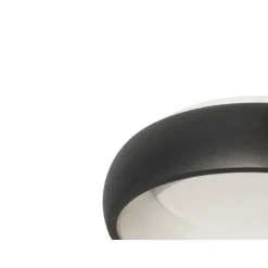 Boxlab Omega PL 30 BK - czarny plafon led okrągły 30 cm