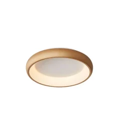 Boxlab Omega PL 50 GD - złoty plafon led okrągły 50 cm