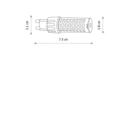 Bulb led g9, 7w 10933