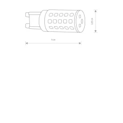 Bulb led g9, 4w 7504