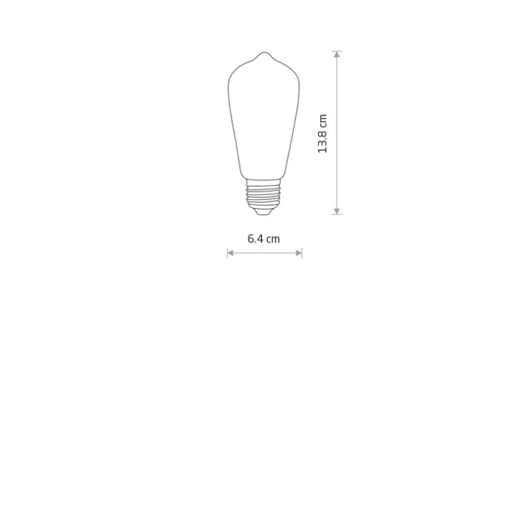 Bulb vintage led e27, 6w 10594