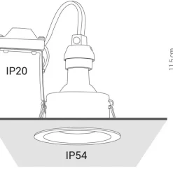 CHARLIE 8367 - oprawa wpuszczana