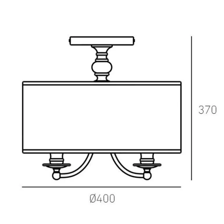 Cosmo Light Abu Dhabi C03466CH-WH - plafon