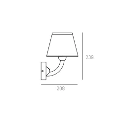 Cosmo Light Atlanta W01827NI-WH - kinkiet