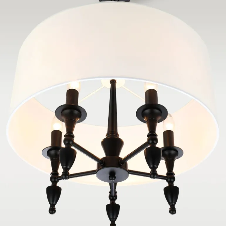 Cosmo Light Austin P05203BK-WH - lampa wisząca