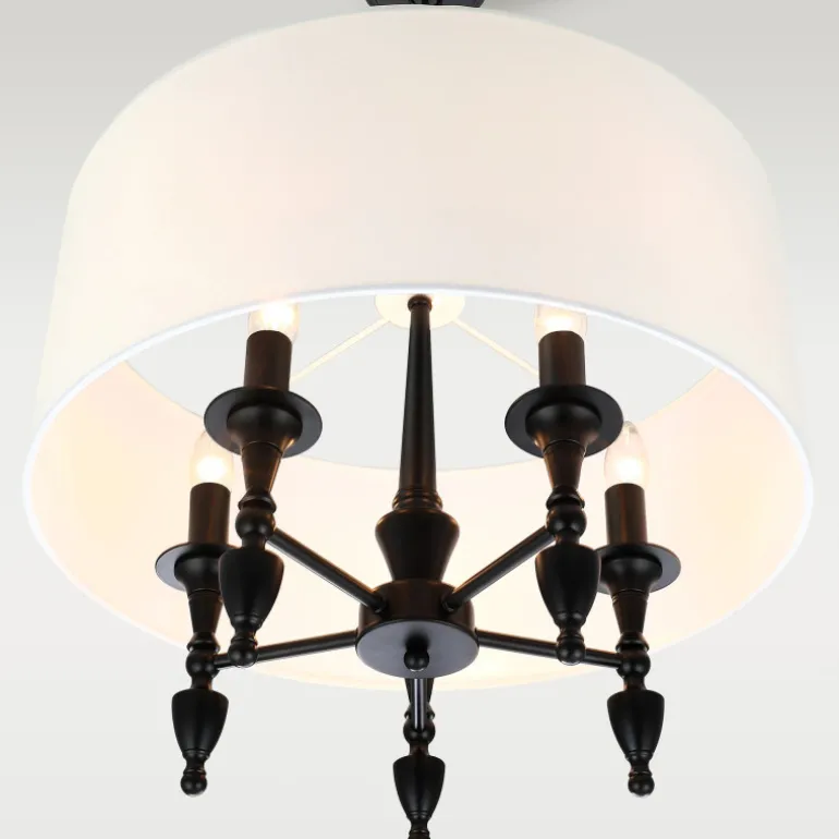 Cosmo Light Austin P05203BK-WH - lampa wisząca