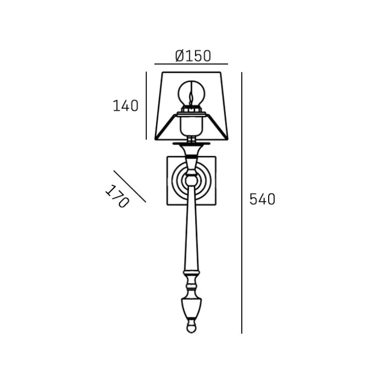 Cosmo Light Austin W01265AU-WH - kinkiet