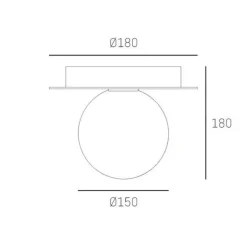 Cosmo Light Cape Town W01766CH - kinkiet