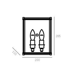 Cosmo Light New York Wall Box