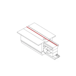 Ctls recessed power end cap, left (pe-l) 8234