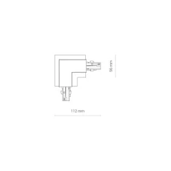 Ctls recessed power l connector, left (l-l) 8683