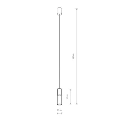 Cylinder M - lampa wisząca