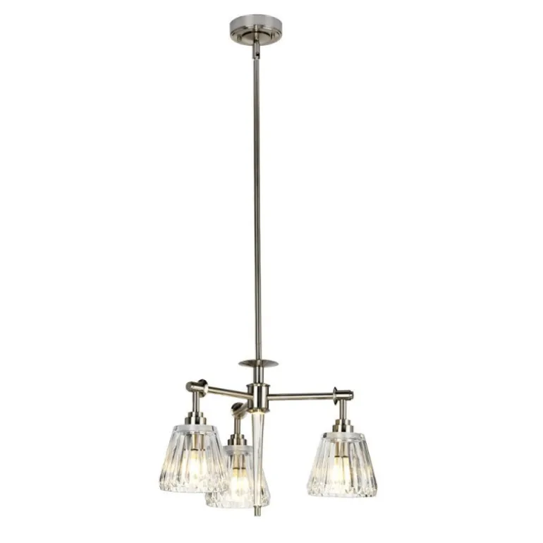 Elstead Agatha 3 - lampa wisząca nowoczesna IP44