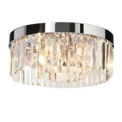 Endon Crystal 5lt Flush Lampa Sufitowa IP44