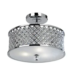 Endon Hudson 3lt Semi Flush Lampa Sufitowa