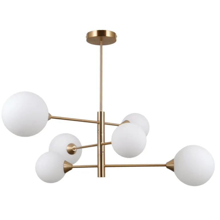 Evora Wisząca Mosiężna 6 - lampa wisząca