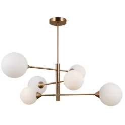 Evora Wisząca Mosiężna 6 - lampa wisząca