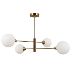 Evora Wisząca Mosiężna 4 - lampa wisząca