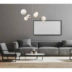 Evora Wisząca Nikiel 6 - lampa wisząca