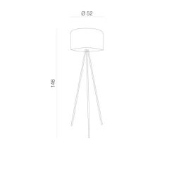 Finn stojąca black - Azzardo