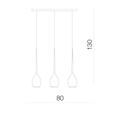 Izza 3 shiny white - Azzardo