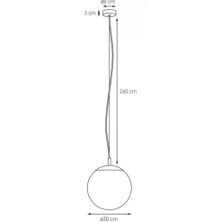 Kaspa Alur M Clear lampa wisząca