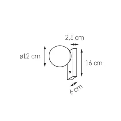 Kaspa Gigi KN - kinkiet z włącznikiem