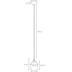 Kaspa Longis II lampa wisząca