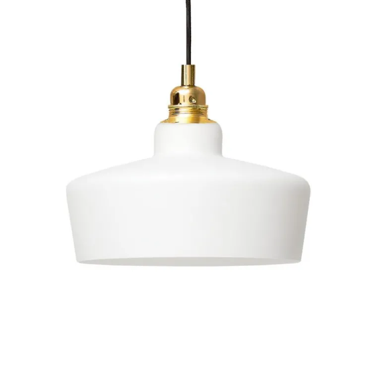 Kaspa Longis III white / gold - zwis, białe szkło