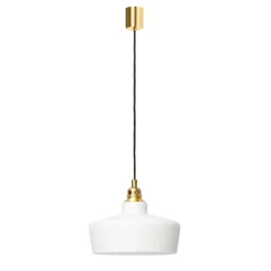 Kaspa Longis III white / gold - zwis, białe szkło