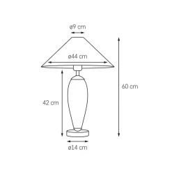 Kaspa Rea Clear lampa biurkowa