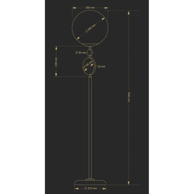 Kutek Dimaro LS 1 - lampa stojąca / podłogowa