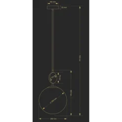 Kutek Dimaro ZW 1 200 - lampa wisząca