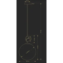 Kutek Dimaro ZW 1 300 - lampa wisząca