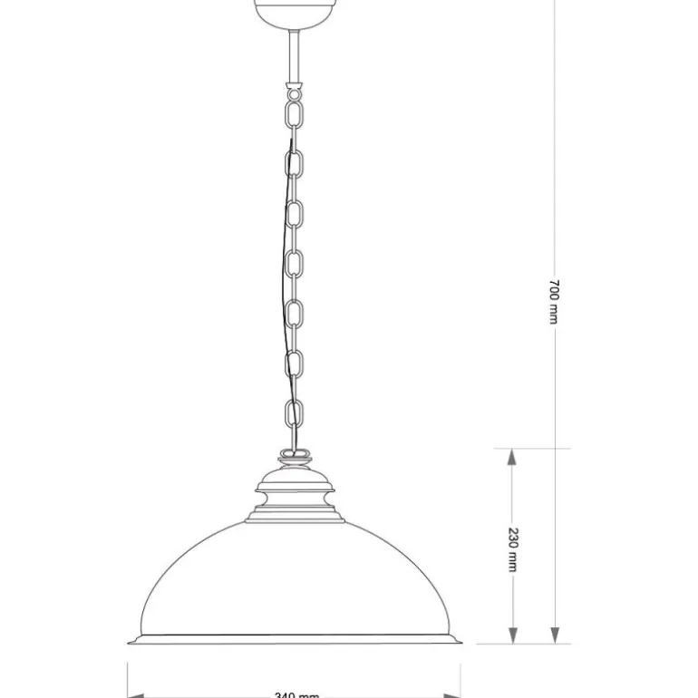 Kutek Lido ZW 1 - lampa wisząca