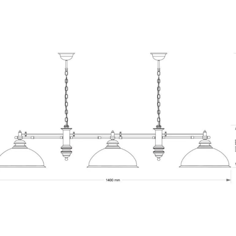 Kutek Lido ZWL 3 - lampa wisząca