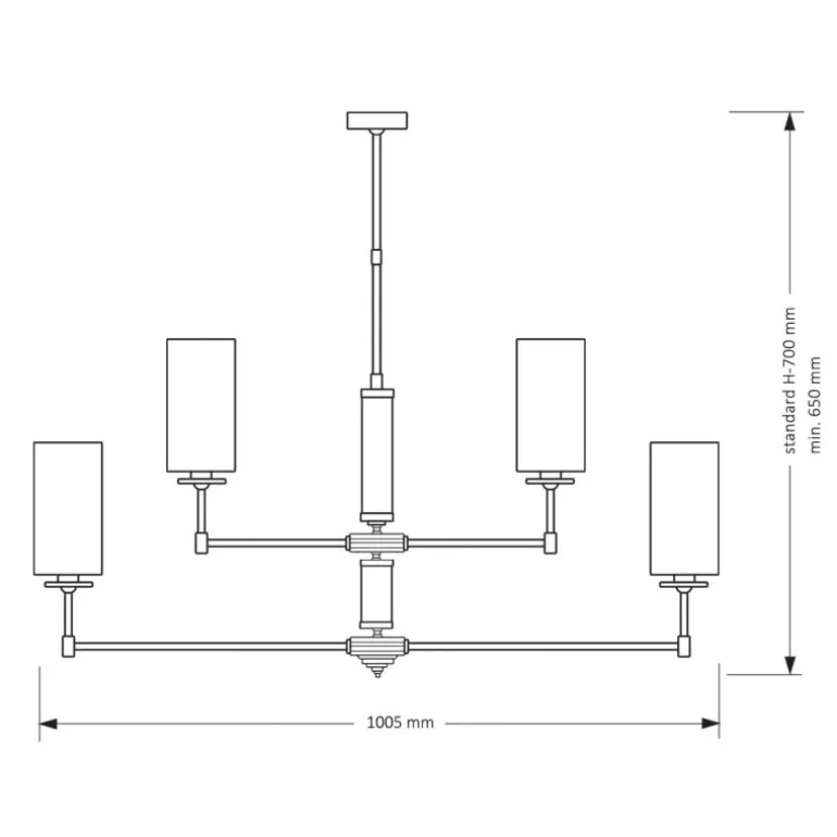 Kutek Mood Empoli ZWL-4 - lampa wisząca