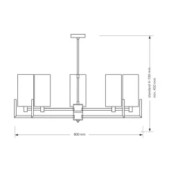 Kutek Mood Nemi ZW-5 - lampa wisząca